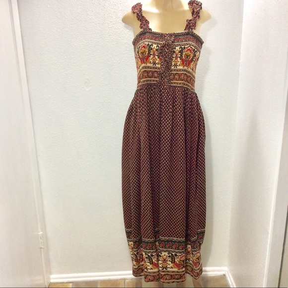 bohemian style maxi dress